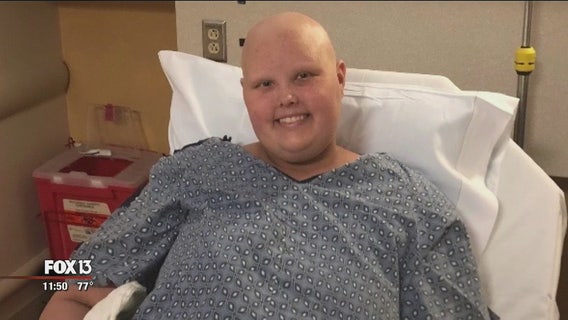 St. Pete woman battles cancer for 2nd time while raising money for pediatric cancer patients