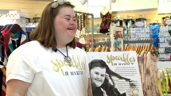Local fashion designer with Down syndrome creates custom jewelry