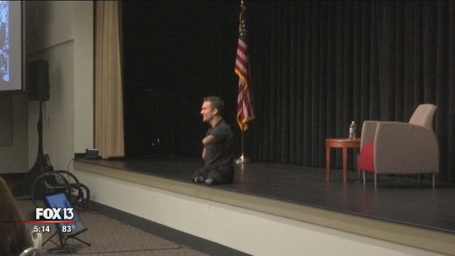Kyle Maynard brings 'no excuses' mentality to Tampa Easter Seals