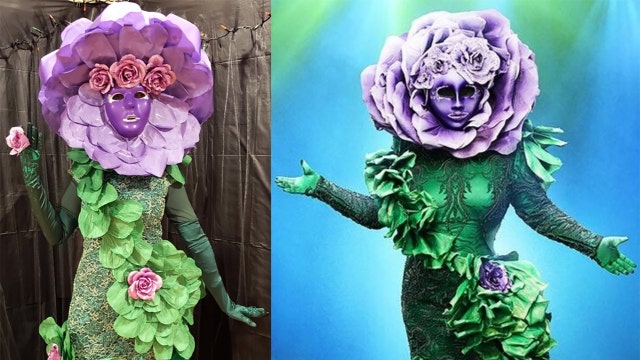 Family dazzles in elaborate, hand-made ‘The Masked Singer’ costumes for Halloween