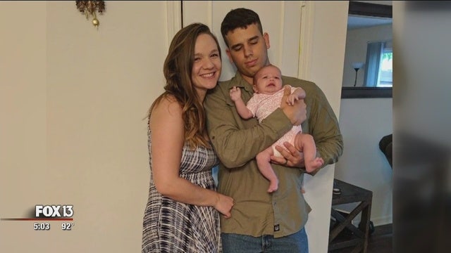 Public funeral service announced for Pasco firefighter's baby who died in crash