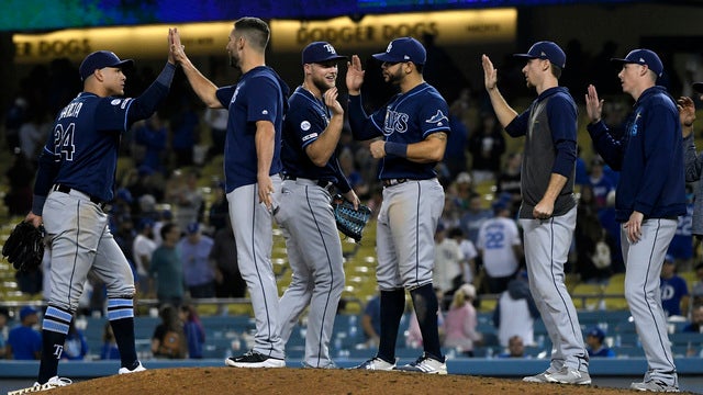 Meadows homers in 11th, Rays rally past Dodgers 8-7