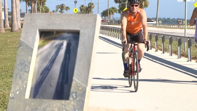 Tampa man biked 3,450 miles cross-country in memory of late wife who died from Crohn's disease