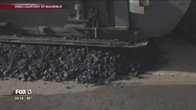 Recycled plastic could be the future of paving roads in Tampa
