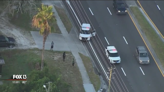 Teen hit while crossing 6-lane highway to get to school