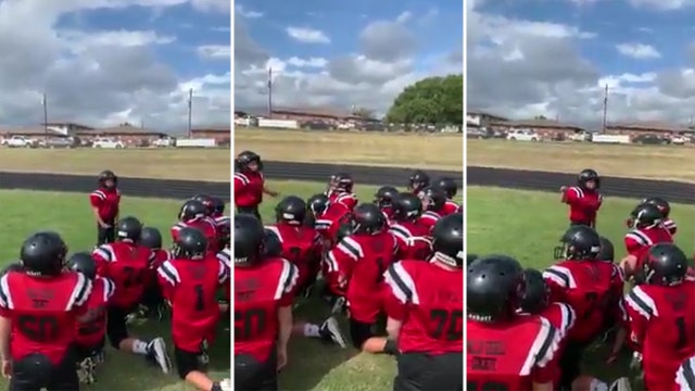 10-year-old goes viral for Texas-sized pep talk to football teammates