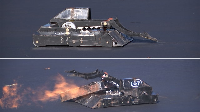 River Ridge teacher built fire-breathing 'BattleBot'