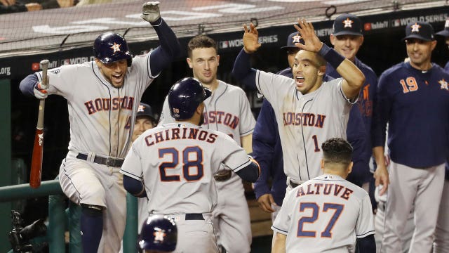Houston Astros defeat Washington Nationals 4-1 in Game 3 of World Series; Nationals still lead 2-1