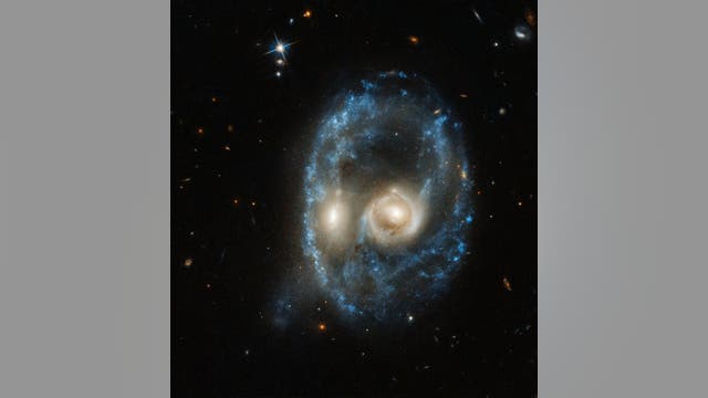Hubble Telescope spots 'ghostly face' in space