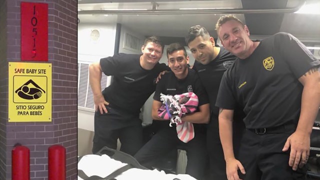 Baby girl left at Houston fire station hours after she was born