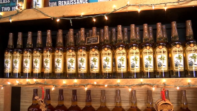 Liquid gold: Spiced and sweet Siesta Key Rum transports you to a tropical getaway