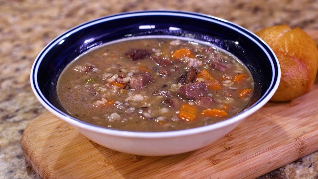 Recipe: Steak and wild rice soup