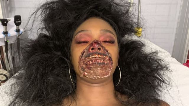 Michigan hospital scrambles when woman in zombie makeup shows up