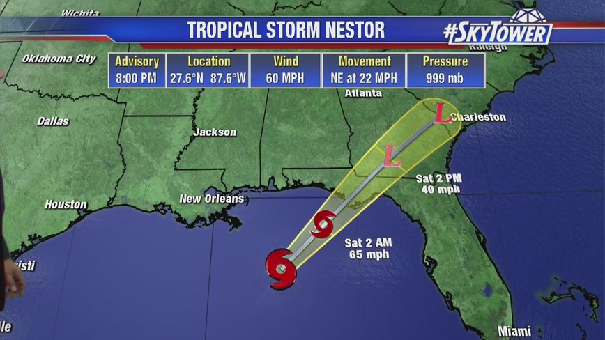 Tropical Storm Nestor: Heavy rain, possible tornadoes cause damage in ...