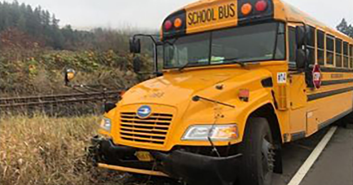 Bus driver crashes into ditch with 10 children aboard, arrested for DUI ...