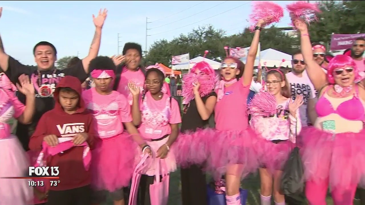 Thousands Attend Making Strides Against Breast Cancer Walk In Tampa