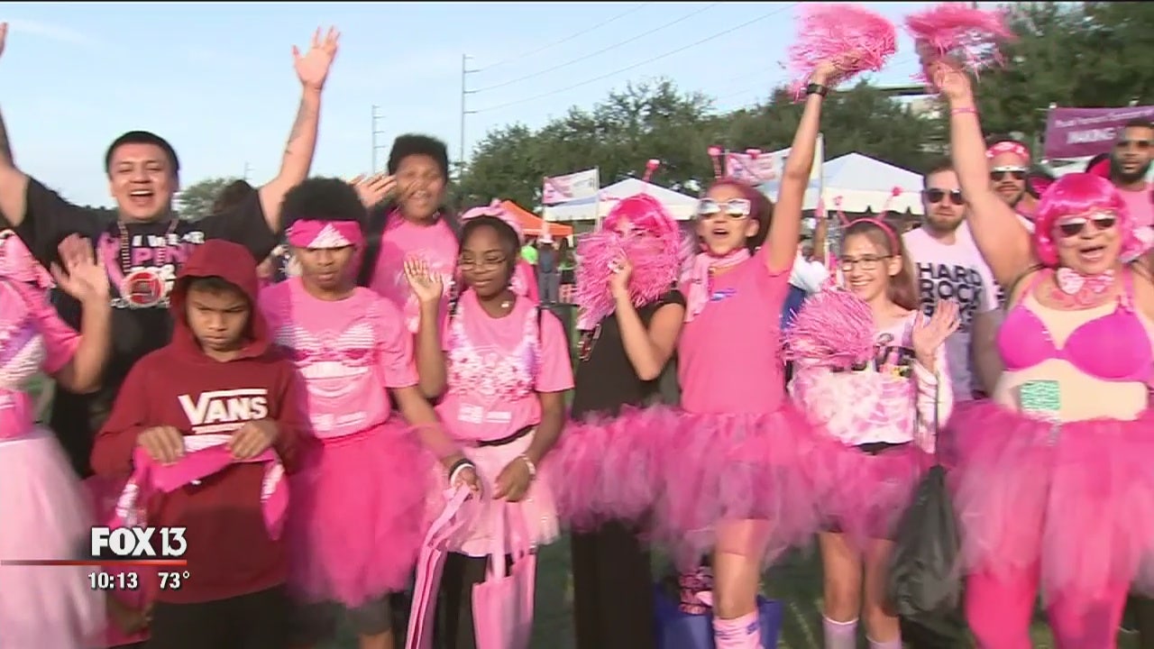 Thousands attend Making Strides Against Breast Cancer walk in Tampa