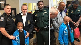 Florida deputy, nonprofit surprise boy fighting cancer with Disney World trip