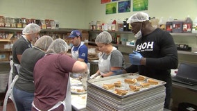 Metropolitan Ministries serving thousands of pounds of food to families on Thanksgiving
