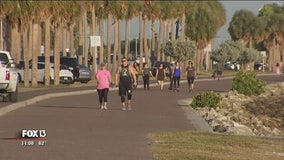 Many families spend post-Thanksgiving dinner outside