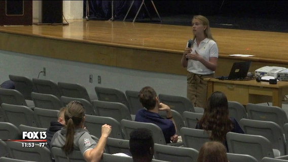 Durant High senior holds seminar to educate parents, students about vaping dangers