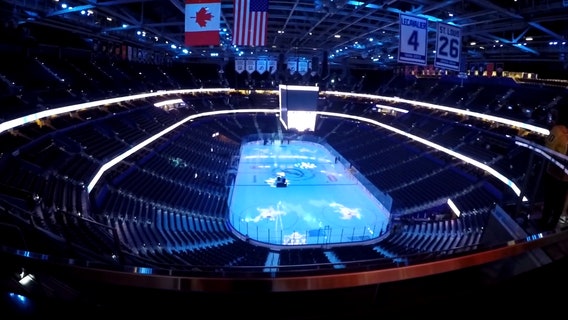 From top to bottom, Lightning fans can get a personal tour of Amalie Arena before a home game