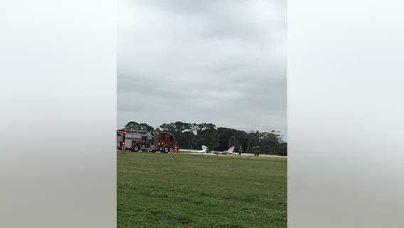 Plane fire shuts down Venice air traffic