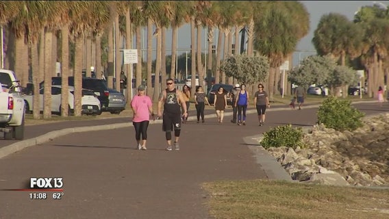 Many families spend post-Thanksgiving dinner outside