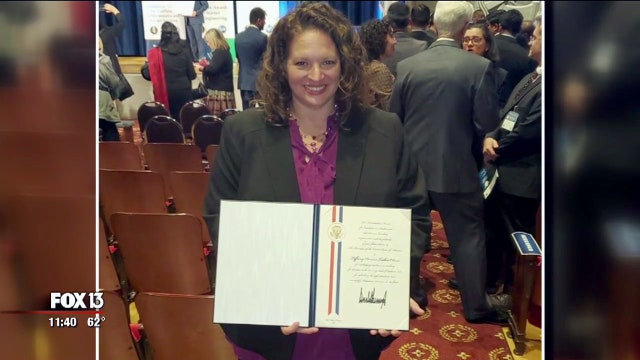 White House honors outstanding Robinson High teacher