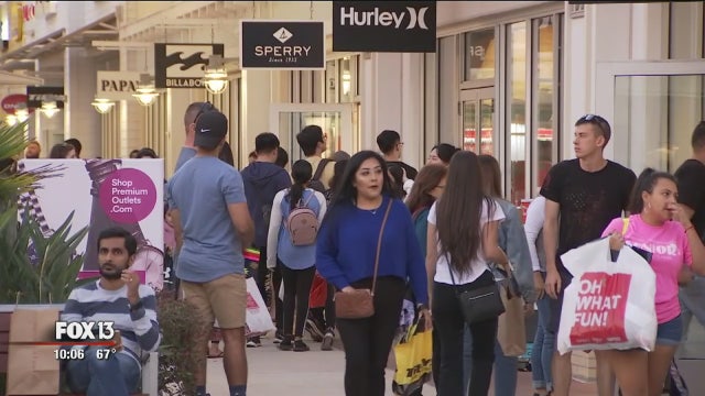 Shoppers braved big crowds on Black Friday