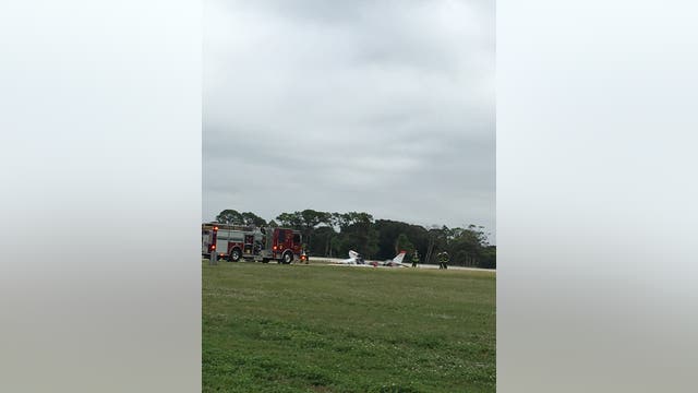 Plane fire shuts down Venice air traffic