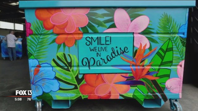 Clearwater taking an artful look at city dumpsters