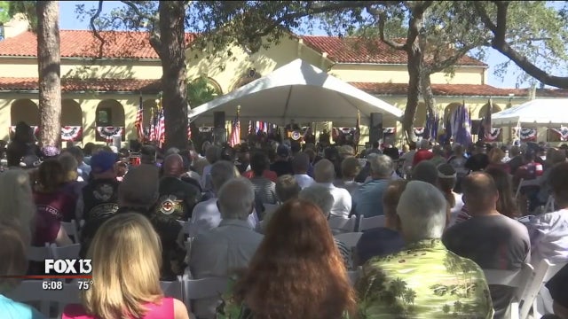 Bay Pines Veterans Day largest ceremony in the region