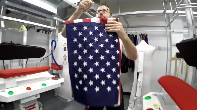 Tampa dry cleaner offers free flag-cleaning service