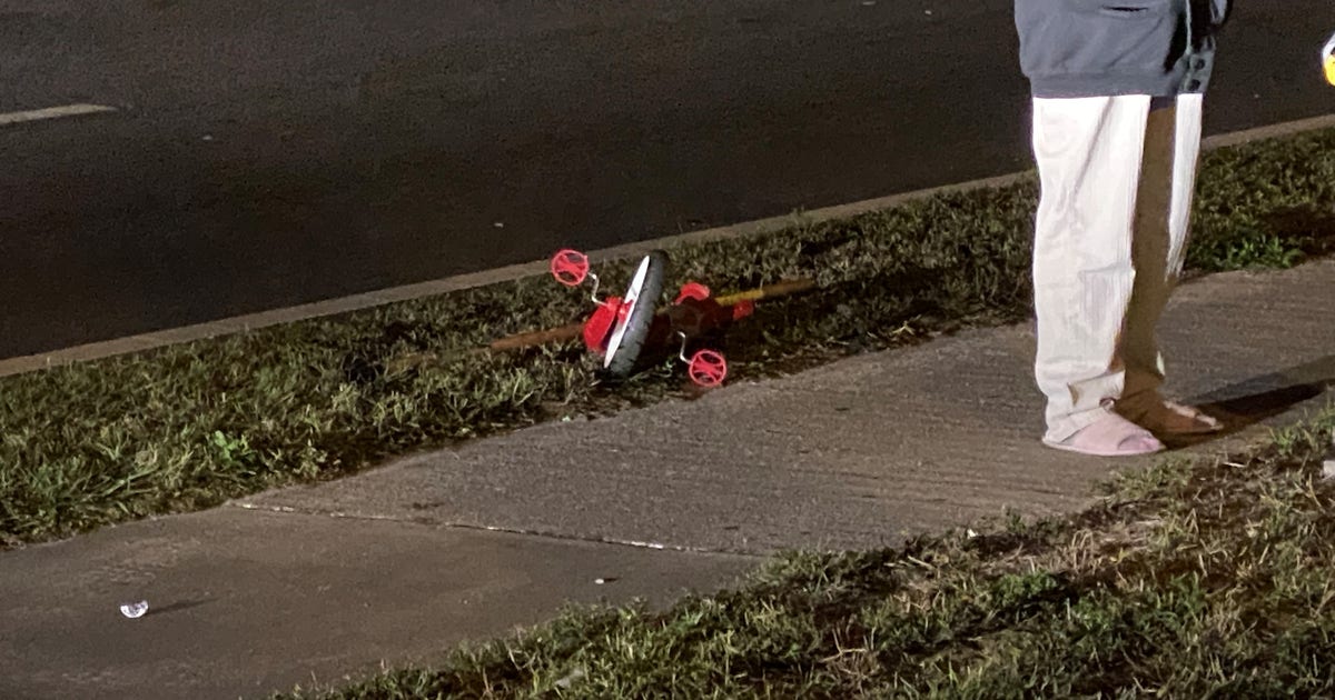 Child on tricycle in serious condition after being hit by car | FOX 13 ...