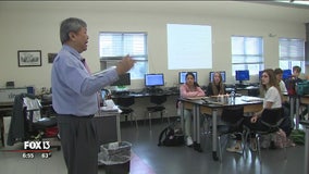 Tampa Prep engineering teacher awarded for innovation in education