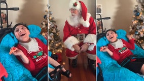 Florida boy with special needs has magical surprise visit with Santa