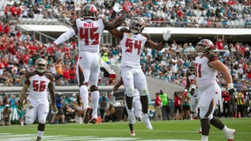 Buccaneers turn Foles’ turnovers into touchdowns, beat Jags 28-11