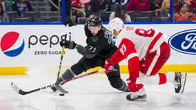 Point scored decided goal, TB Lightning beat Redwings 2-1