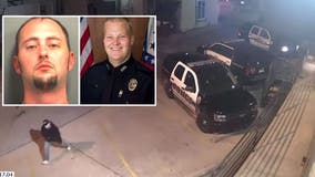 Arkansas police officer 'executed' in car was shot 10 times in the head, investigators say as video emerges