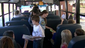 Books on the Bus: Polk kids can now read while they ride