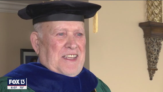 Grandfather, 81, graduating from USF