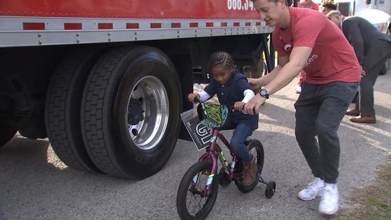 Tampa non-profit donates hundreds of bikes to at-risk kids