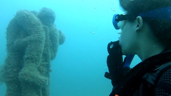 Off the coast of Pinellas County, an underwater memorial pays tribute to those who served our country