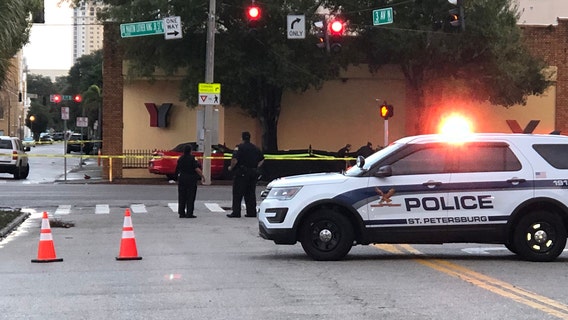 Crash sends car onto sidewalk, killing teen pedestrian in St. Petersburg