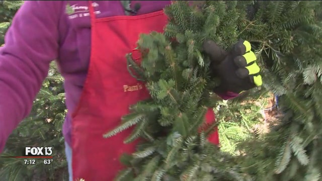 Tampa business makes hundreds of fresh wreaths each year for the holidays