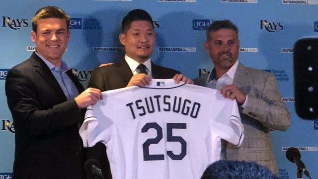 Rays complete deal with Japanese slugger Tsutsugo