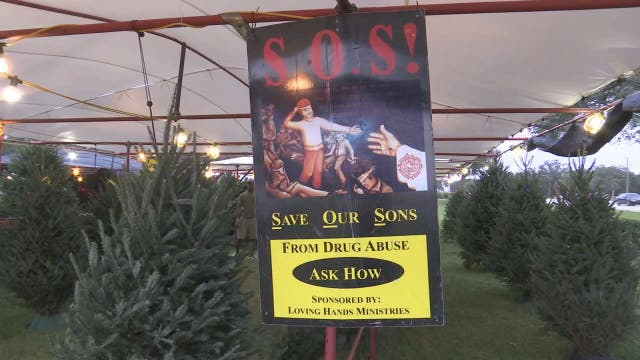Christmas tree sales benefit addiction recovery ministry
