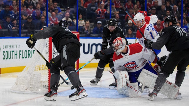 Lightning overcome sluggish start to beat Canadiens 5-4
