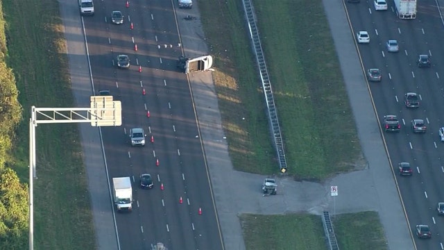 Serious crash snarls traffic on I-75 in Gibsonton